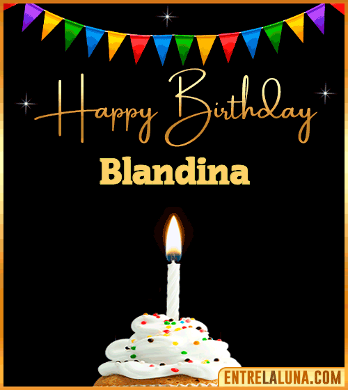 GiF Happy Birthday Blandina